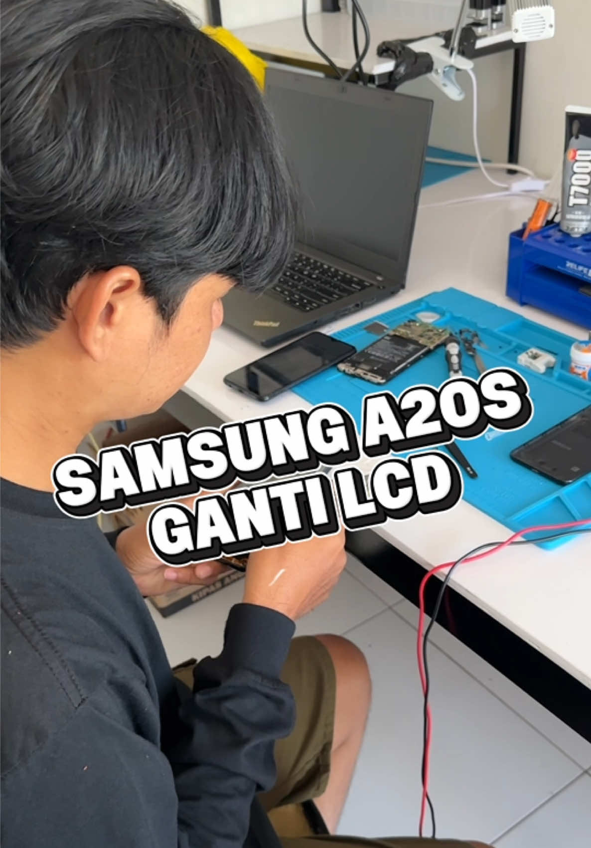 Ganti lcd mulai dari 200Rb an ajaa #fyp #teknisihp #zabilservicehp #servicehpweleri #servicehpkendal 