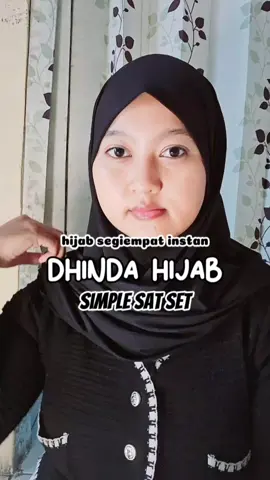 simple sat set gak pake lama hijab dari dhinda hijab ini #hijabstyle #segiempatinstan #dhindahijab 