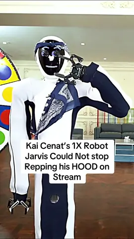 Kai Cenat’s 1X Robot Jarvis Could Not stop Repping his HOOD on Stream - Jarvis’ Motivational Speech with Flawed Mangoes Song #kaicenat #jarvis #mafiathon3 