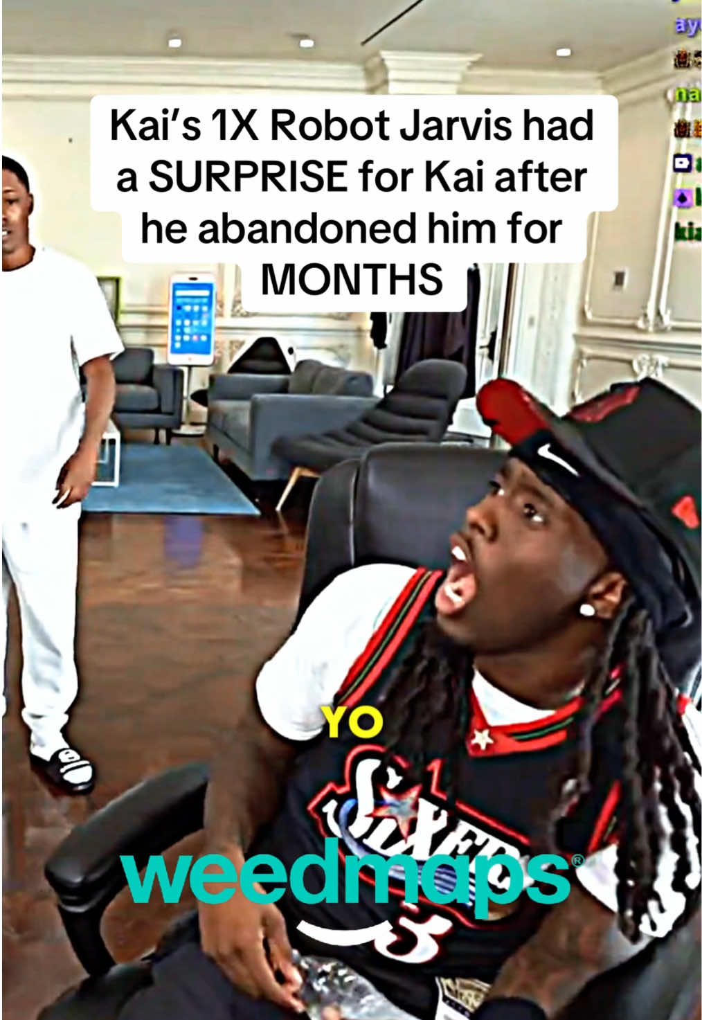 Kai’s 1X Robot Jarvis had a SURPRISE for Kai after he abandoned him for MONTHS #kaicenat #jarvis #mafiathon3 