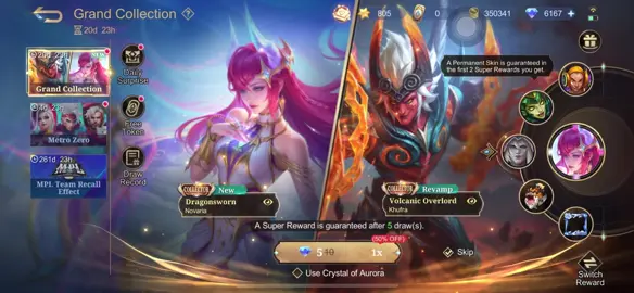 Novaria Collector skin “Dragonsworn” #novaria #novariamlbb #mlbb #mobilelegends #fyp #fypシ゚ 