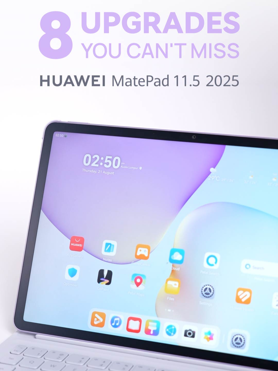 🚨 8 BIG upgrades you cannot miss 🚨 From performance to display, MatePad 11.5 2025 takes everything to the next level. 🔥 Which upgrade is your fave? 👀 #HUAWEI #HUAWEIINDONESIA #HuaweiMatePad115 #HuaweiMatePad #Tablets #NEW #FYP