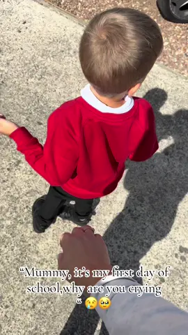 First Day of school for my little man ❤️ such an emotional morning… 😢🥹 Time flies too fast.                                                   #firsdayofschool #receptionclass #son #mybaby 