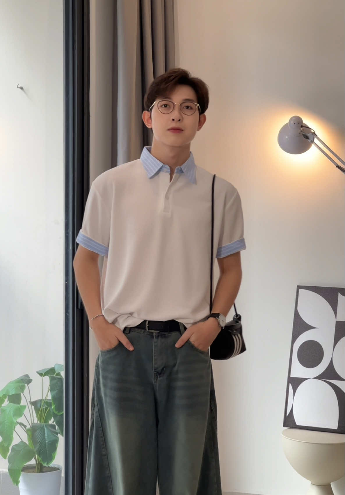 Áo polo phối cổ sơ mi #zutee #outfit #xuhuongtitkotk 