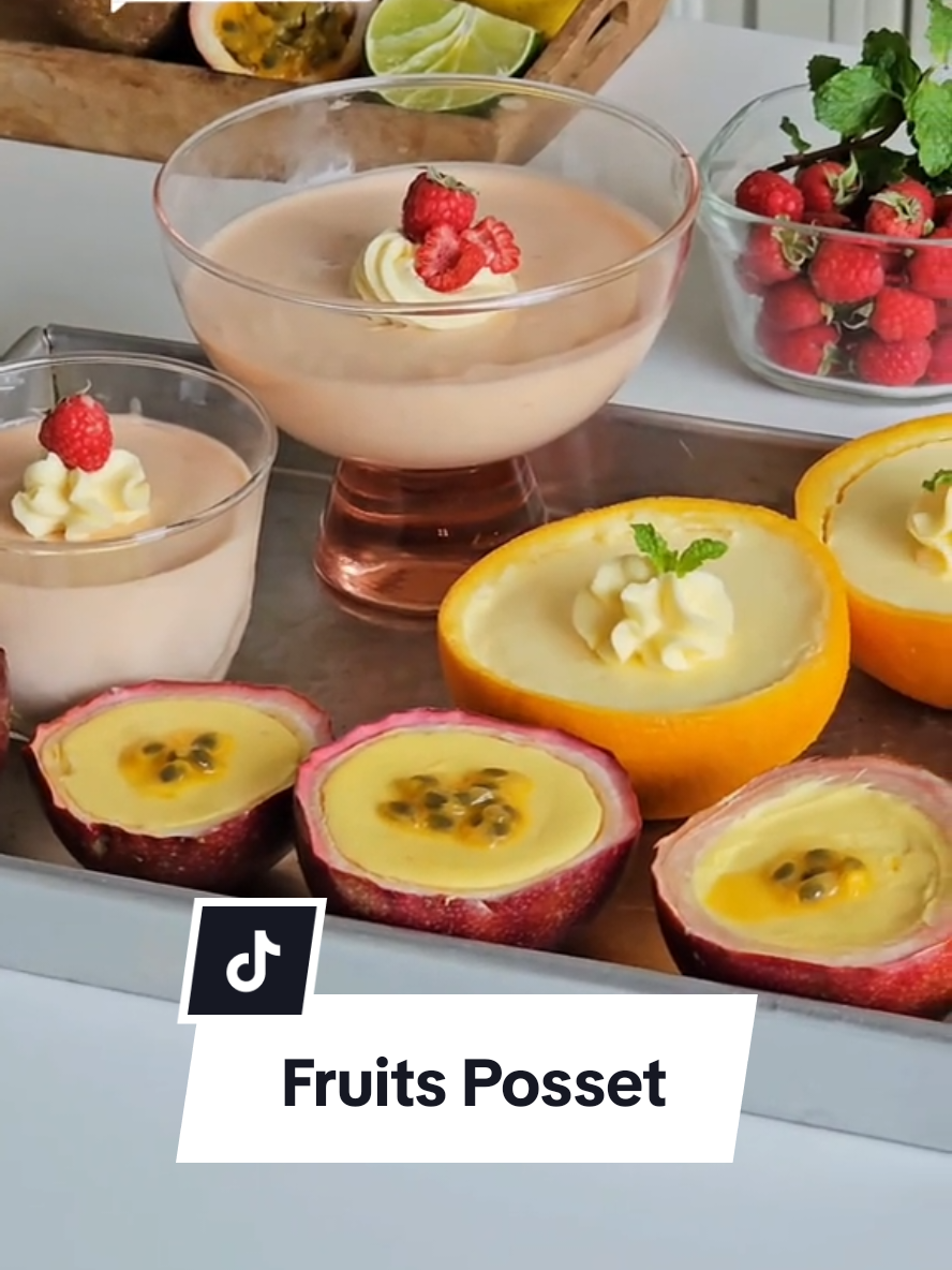 Trả lời @larnemesmer  Món Lemon Posset mà không có chanh vàng thì sao 🍋🍊  #ancungtiktok #baking #food #cooking #cake 