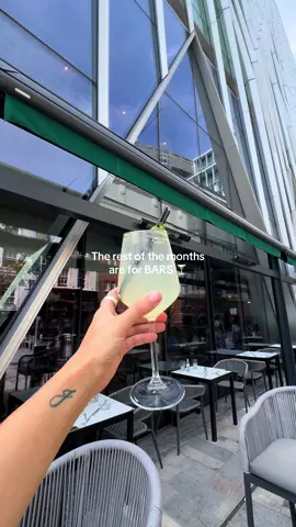 The rest of the months are for BARS 🍸 Here’s where to find them: 📍 Pergola Brixton 📍 The Libertine 📍 The 411, London 📍 The Palm House  #thingstodoinlondon #londonhotspots #londonbars #fyp #londonlife 