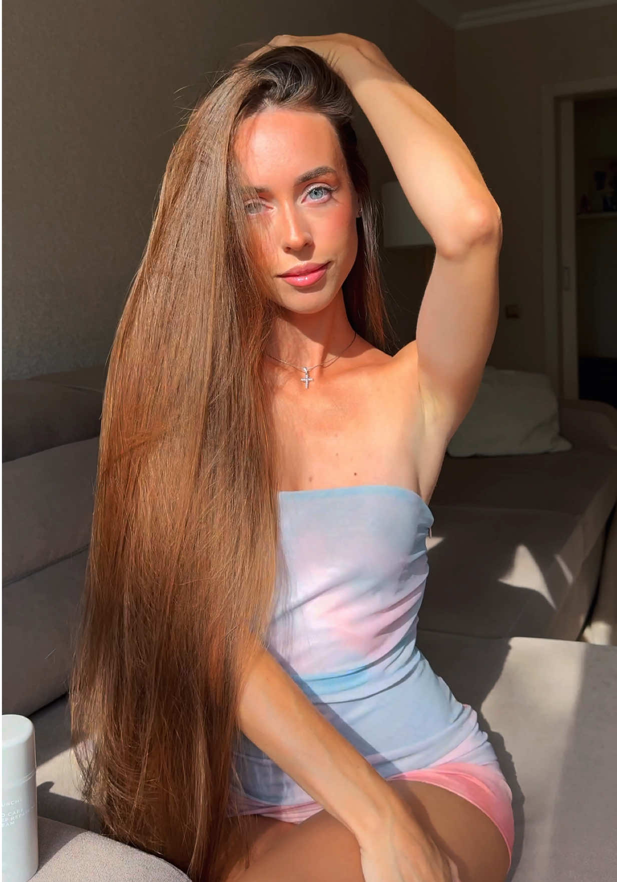 Shiny morning with your #hairqueen