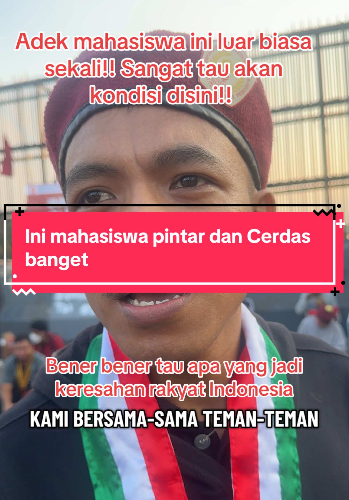 Uncle bangga padamu adik mahasiswa .. sangat hebat dan mengerti akan masalah Di Indonesia #mahasiswa #demodpr #foryou #bersuara #foryoupage 