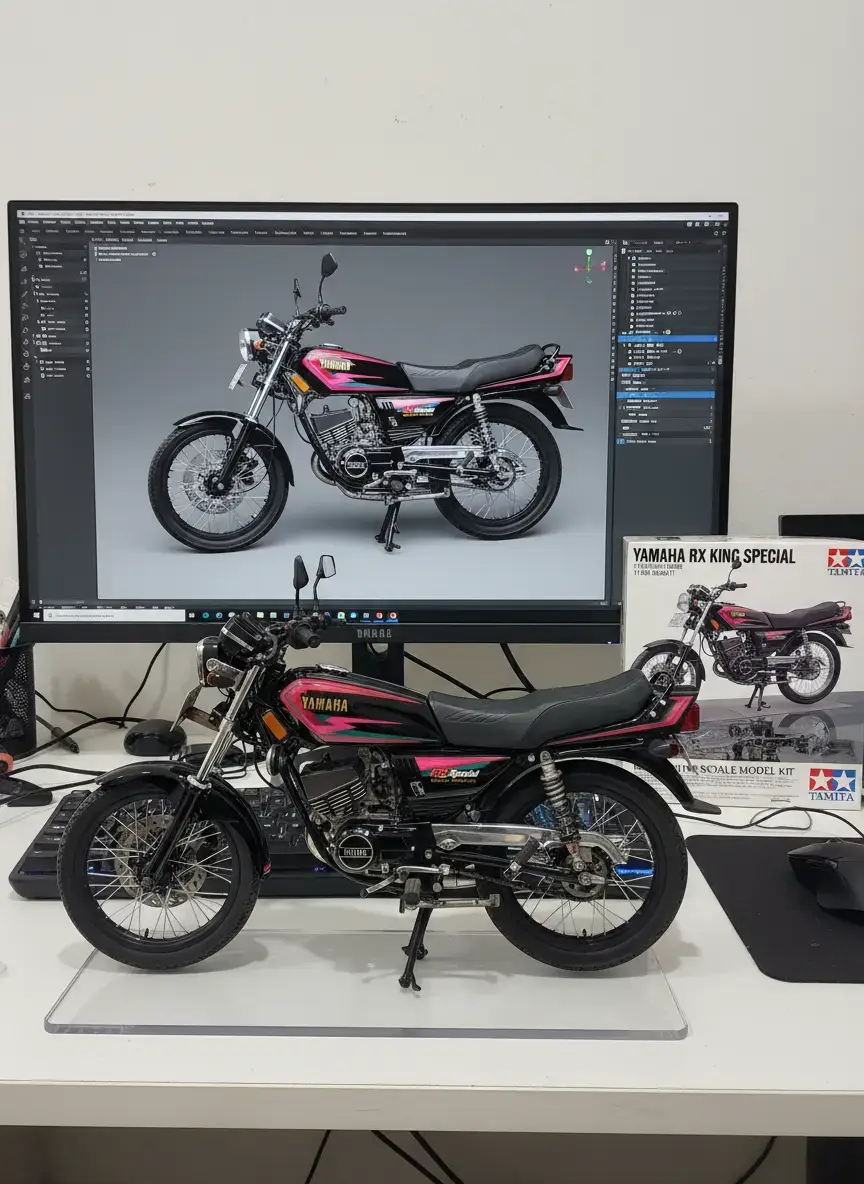 miniatur by Lmarena.ai👍 #rxkingindonesia #rxspesial #2stroke 