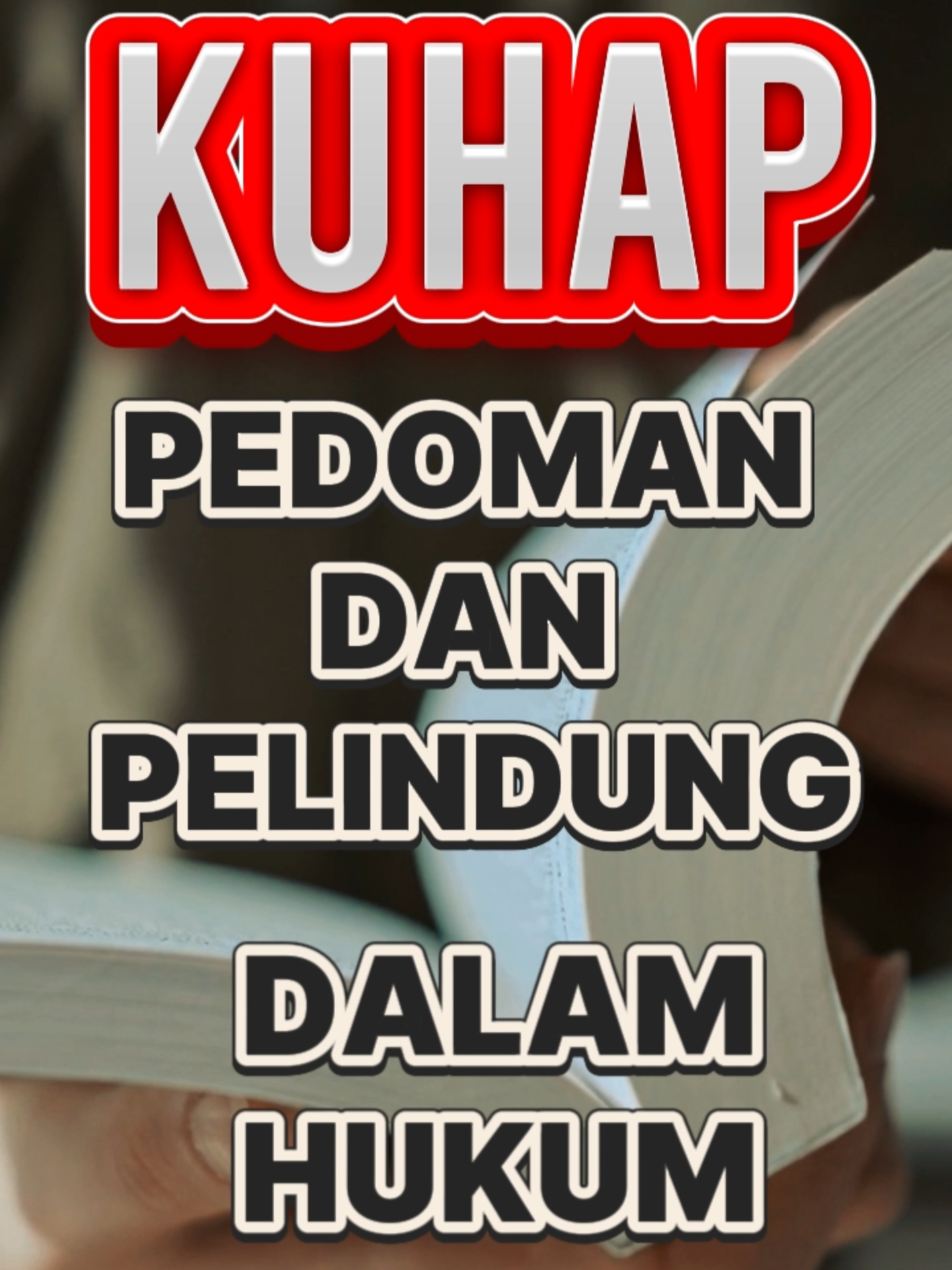 KUHAP itu apa sih? ⚖️ Ini hukum yang jaga kita semua dari kesewenang-wenangan! Polisi, jaksa, hakim wajib patuh.  Hak kita dilindungi! 🛡️ Sebar informasi ini! 🗣️ KUHAP bukan cuma untuk aparat, tapi untuk perlindungan KITA. Hukum yang adil butuh masyarakat yang melek hukum! ✅ #kuhp #kuhap #bukukuhp #kuhapbaru #peradilanpidana #pidana #penyalahgunaankekuasaan #bukukuhap #fypシ゚ #penerbitahi #foryoupage