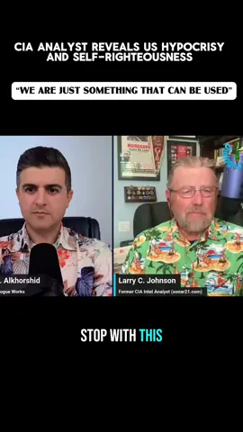 Ex-CIA Analyst EXPOSES U.S. Hypocrisy  #LarryJohnson #USHypocrisy #imperialism   Former CIA analyst Larry Johnson tears into the hypocrisy and self-righteousness of U.S. foreign policy. From preaching about “democracy” abroad while undermining it at home, to condemning others for actions Washington itself has carried out for decades, Johnson exposes the double standards that define American power. This isn’t just criticism — it’s a brutal reality check on how the U.S. presents itself as the “world’s moral leader” while fueling wars, backing dictatorships, and silencing dissent. 👉 Watch Larry Johnson dismantle the illusion of American exceptionalism. 🔔 Subscribe for more explosive truths the mainstream won’t touch.  #ForeignPolicy #TruthBomb  