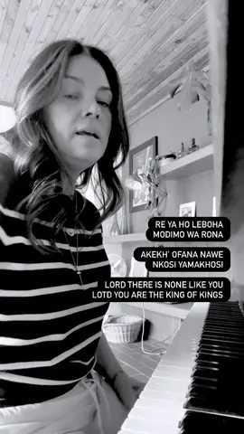 There is none like you, Lord! #vernacularhymns #reyaholeboha 