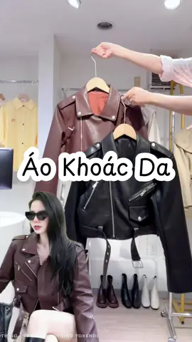 Áo khoác Da sang xỉu 🤭 Đẹp chuẩn form mẫu mặc 😘 MSP: AK220 #torendoclothing #osaka #hàng_sẵn_tại_nhật  #quầnáoquảngchâu #quần_áo_nữ_sẵn_tại_nhật 