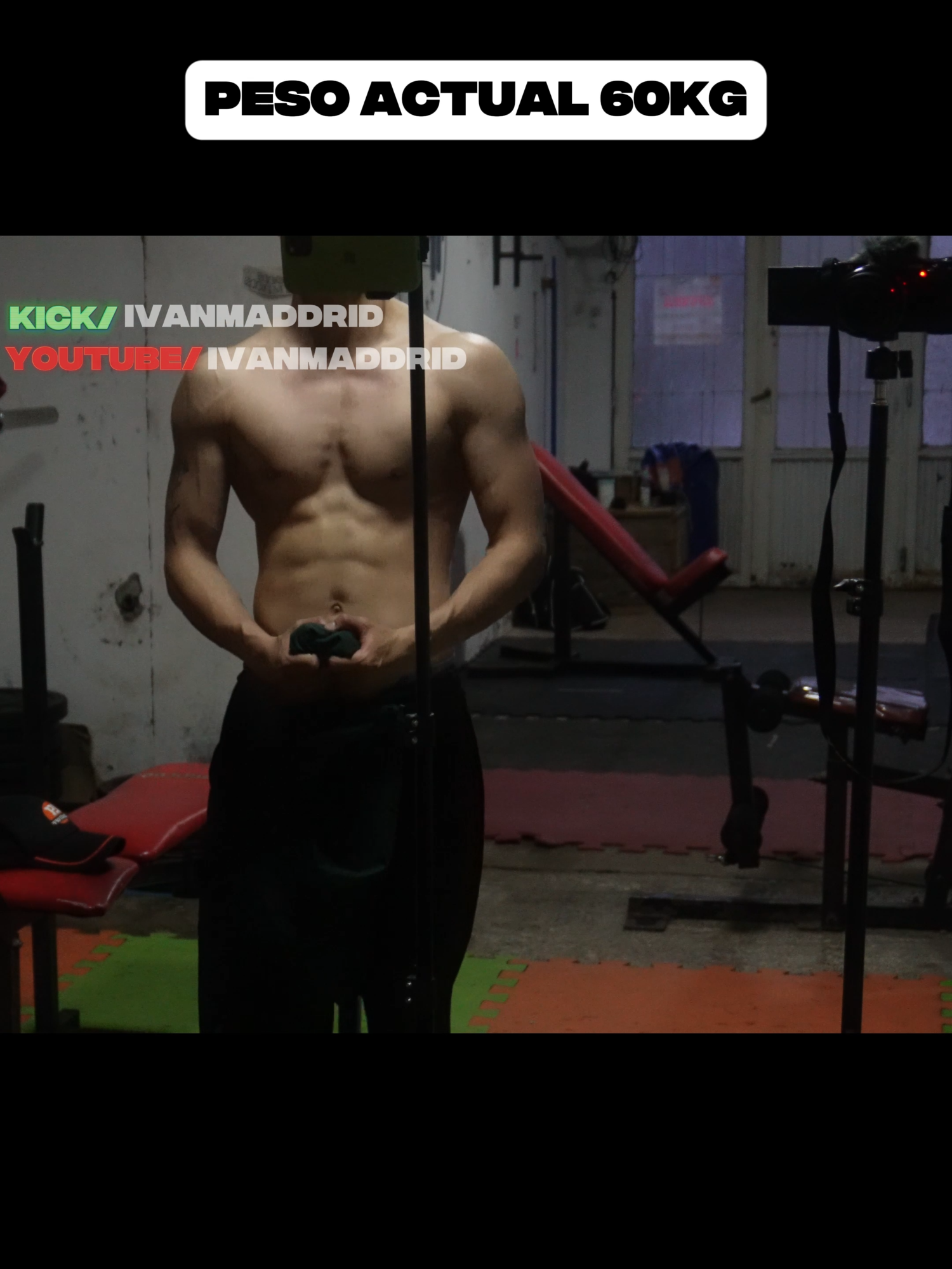asi esta mi cuerpo actualmente con 60kg objetivo llegar a 64 - 65 kg#ivanmaddrid #clip #latam #desarrollopersonal #Fitness #kickclips #argentina