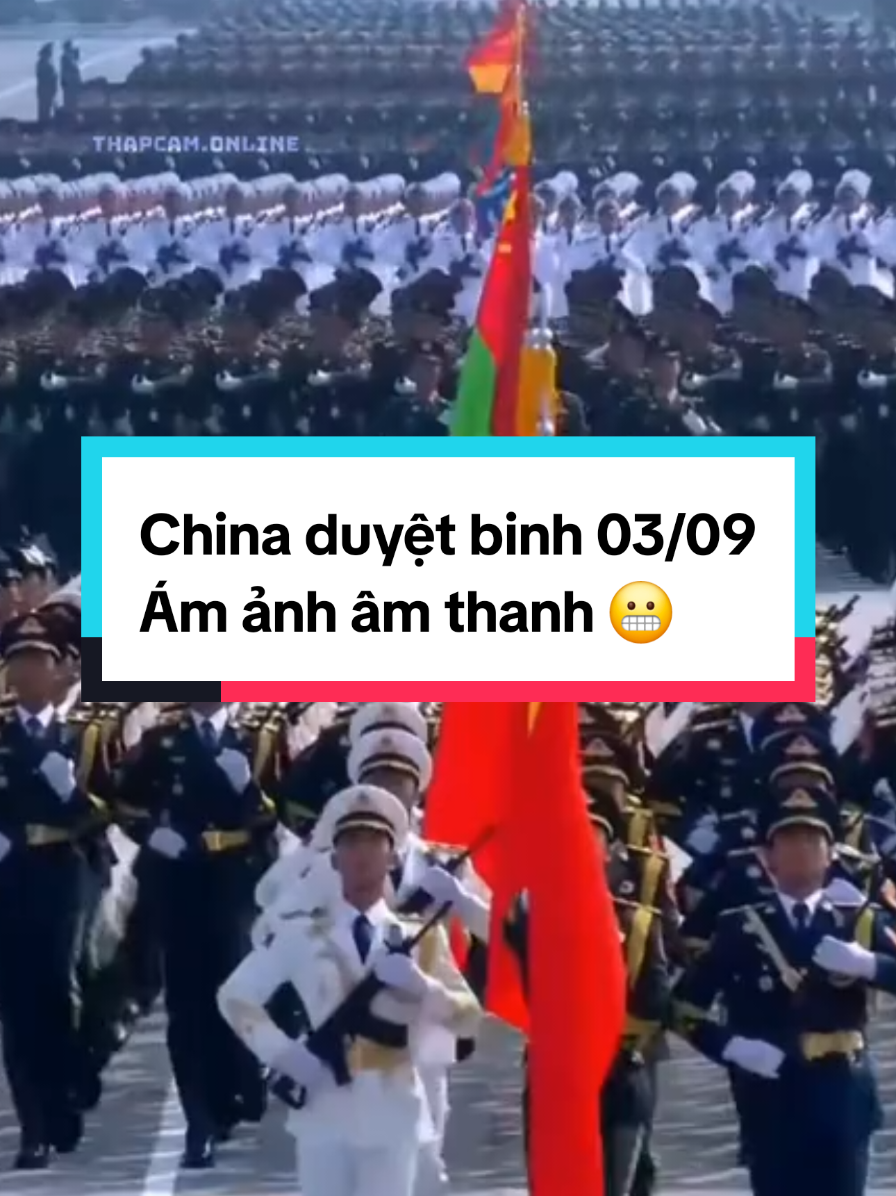 What the Sound!!! #chinamilitary #china #victoryday 
