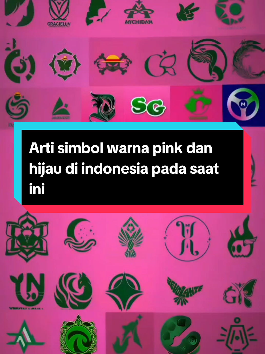Masyarakat indonesia lagi rame-rame nya menggunakan foto profil berwarna pink dan hijau!