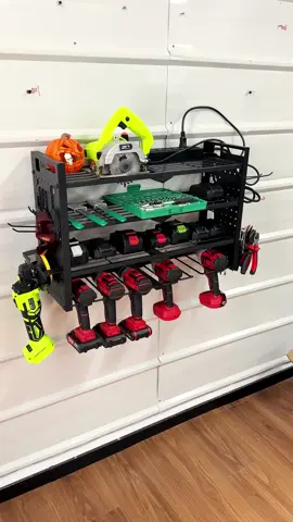 The only rack that organizes and charges your tools #chargingstation #diytools #musthave #tiktokshoplabordaysale #tiktokshop 