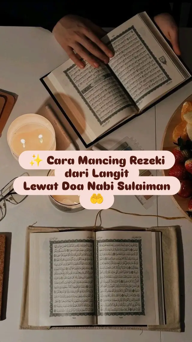 Mau rezeki melimpah seperti Nabi Sulaiman? Yuk amalin doa ini! Baca dengan hati tulus, siapa tahu keberkahan datang dari arah yang tak terduga 🤲🤲 jangan lupa share biar makin banyak yang merasakan manfaatnya! #DoaNabiSulaiman #RezekiHalal #Amalankekayaan #Motivasirezeki #tipshidupberkah 