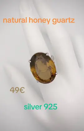 кольцо серебро 925 натуральный медовый кварц 49€ все размеры ✅  #estonia #серебро #ювелир #скидки #кольцо 