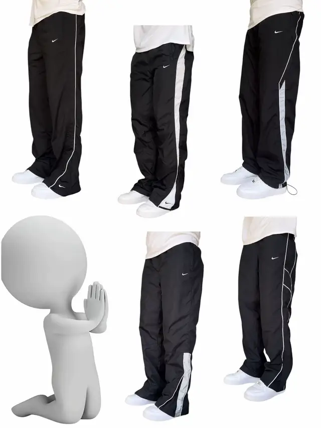 vintage nike >> 💕  #fashion #nike #trackpants #baggy #joggers 