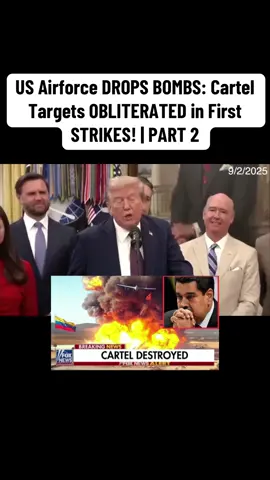 US Airforce DROPS BOMBS: Cartel  Targets OBLITERATED in First  STRIKES! | PART 2#usairforce #military #cartel #breaking #nationalsecurity 