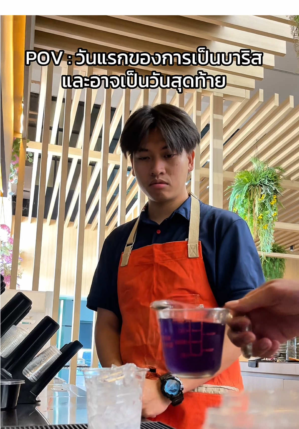 วันเดียวของการเป็นบาริสต้า #fyp #pov #โฮมโชว์ #ร้านกาแฟแม่สาย #บาริสต้า #คนไทยเป็นคนตลก #hogar #แม่สาย 