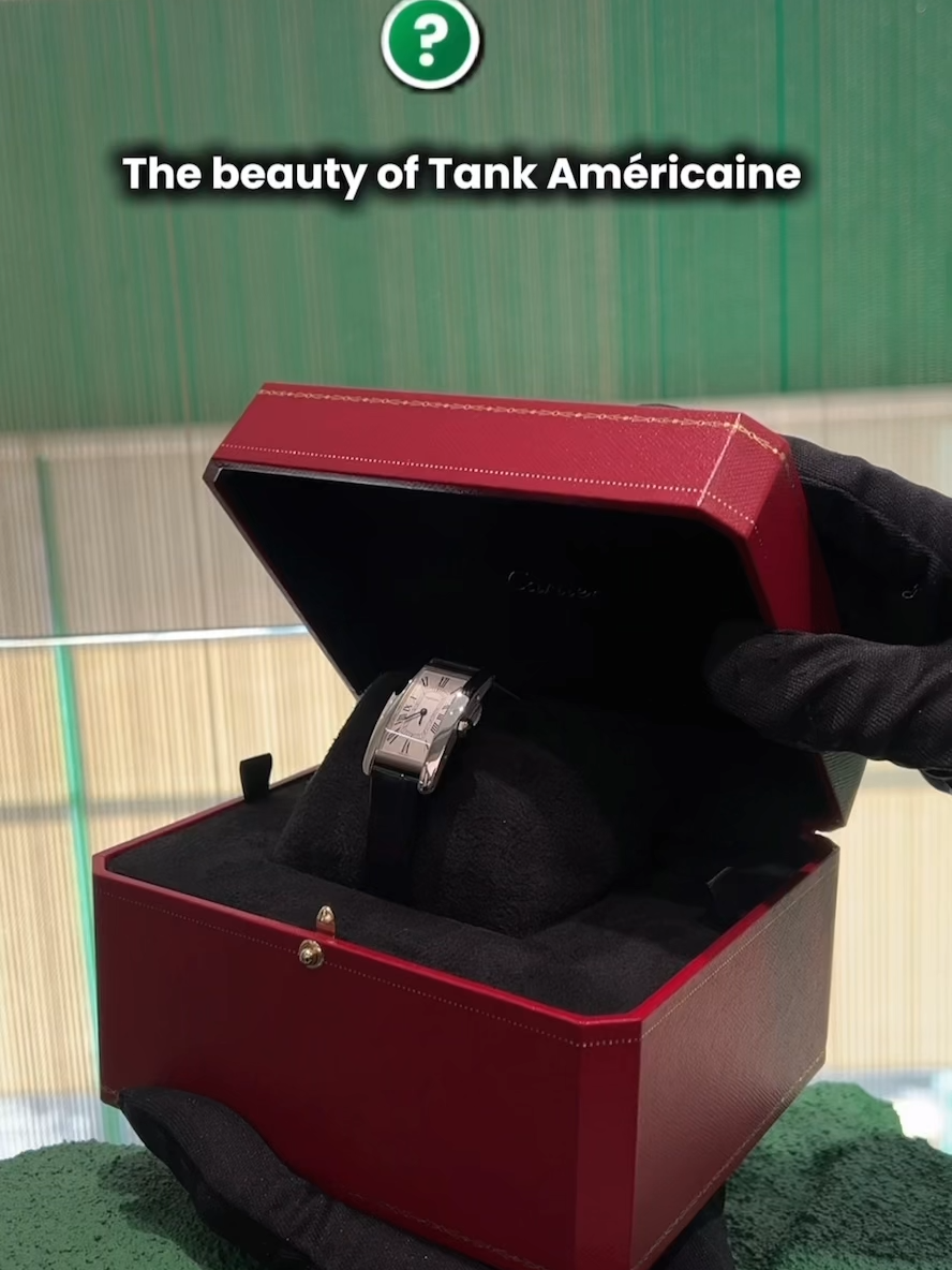 The famous Tank Américaine watch is finally available at voilà.id. Get yours now, while the stock lasts! #tankamericaine