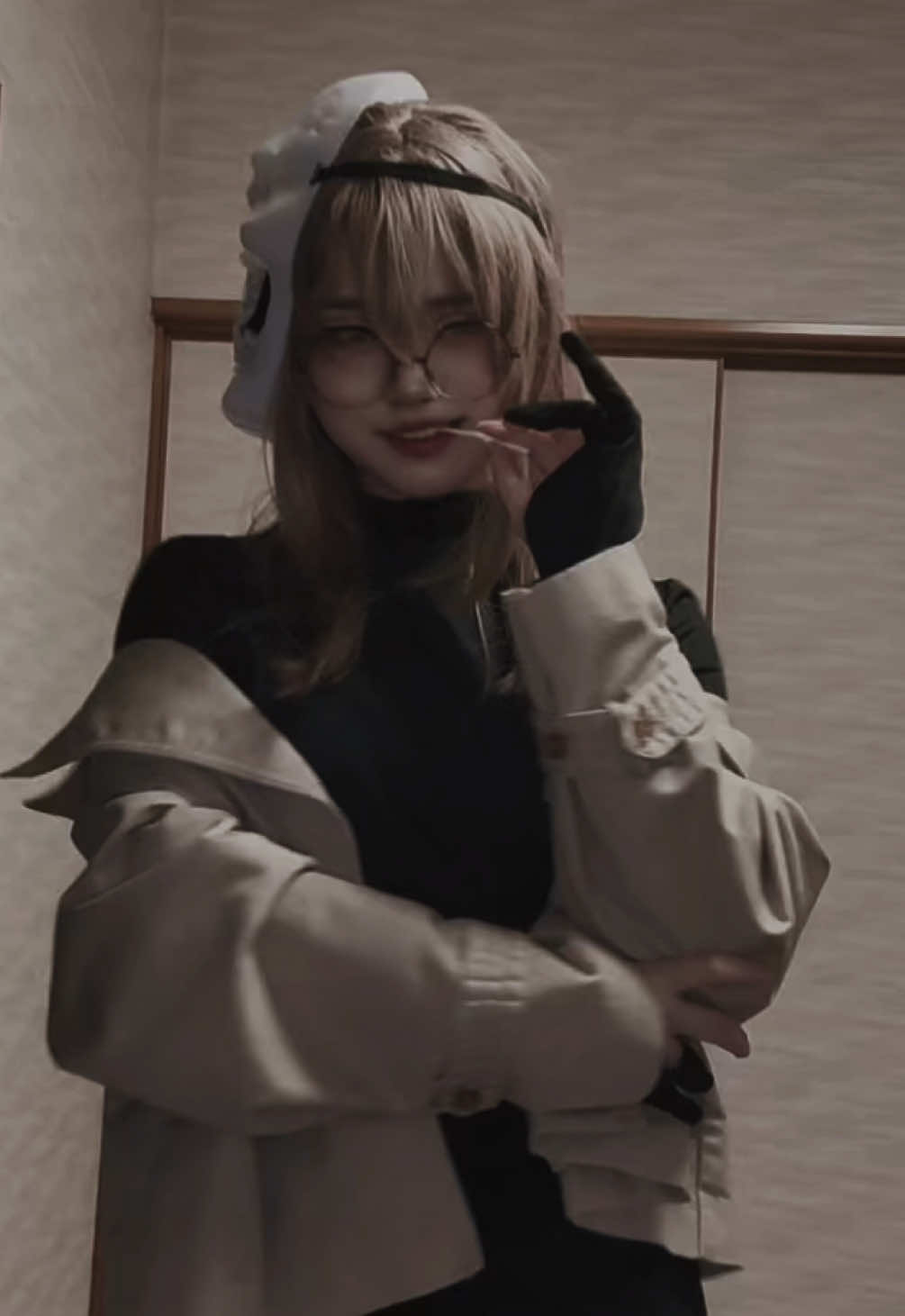 必殺！力いっぱい押し出しっ！がめちゃくちゃ好き😂😂#cosplay #callofthenight #kyoukomejiro #よふかしのうたコスプレ #鶯餡子 