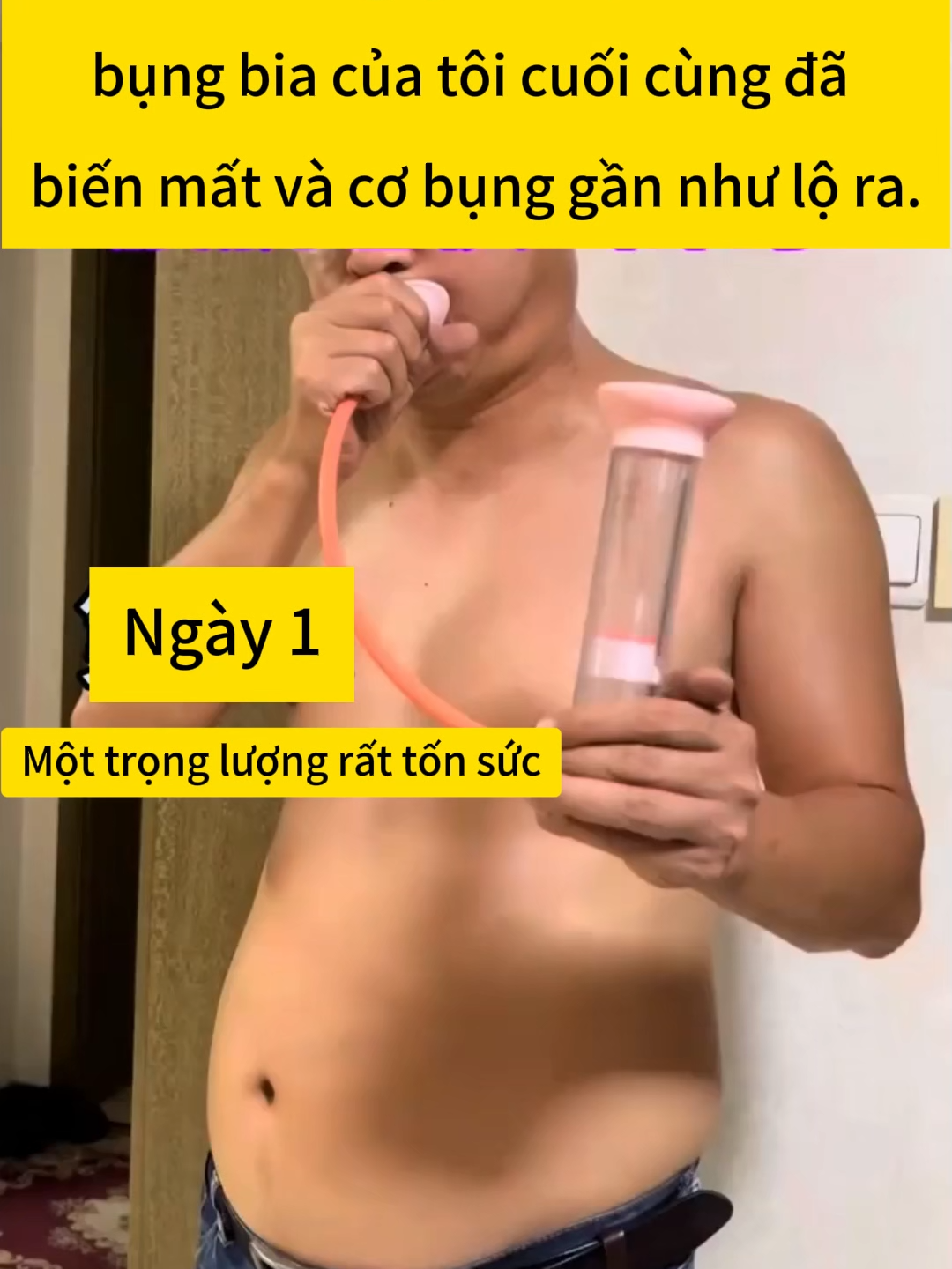 Luyện tập mỗi ngày và bụng của bạn sẽ biến mất