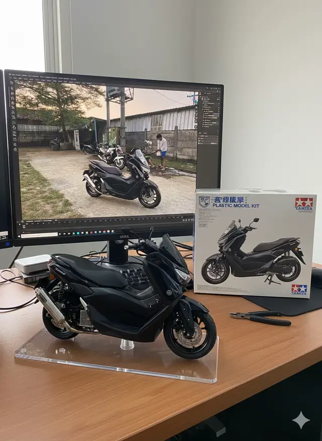 Miniatur motor irit🤏#yamahaindonesia #nmax155 #nmaxneo #trend #miniature 
