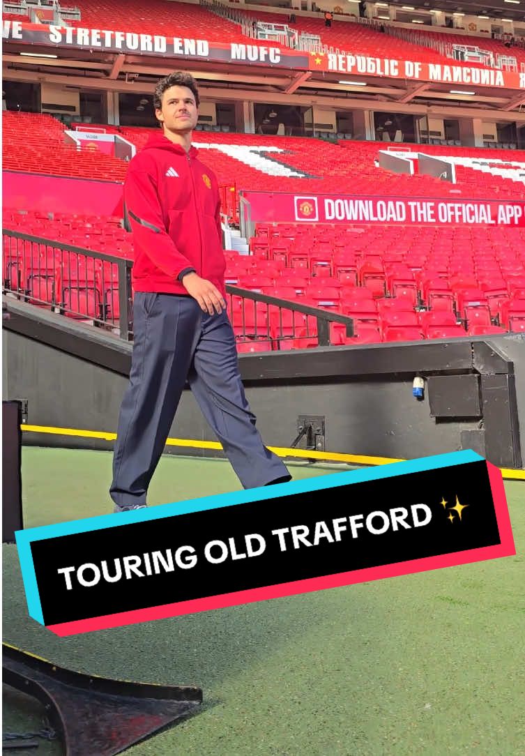 When Senne visited Old Trafford 🏟️