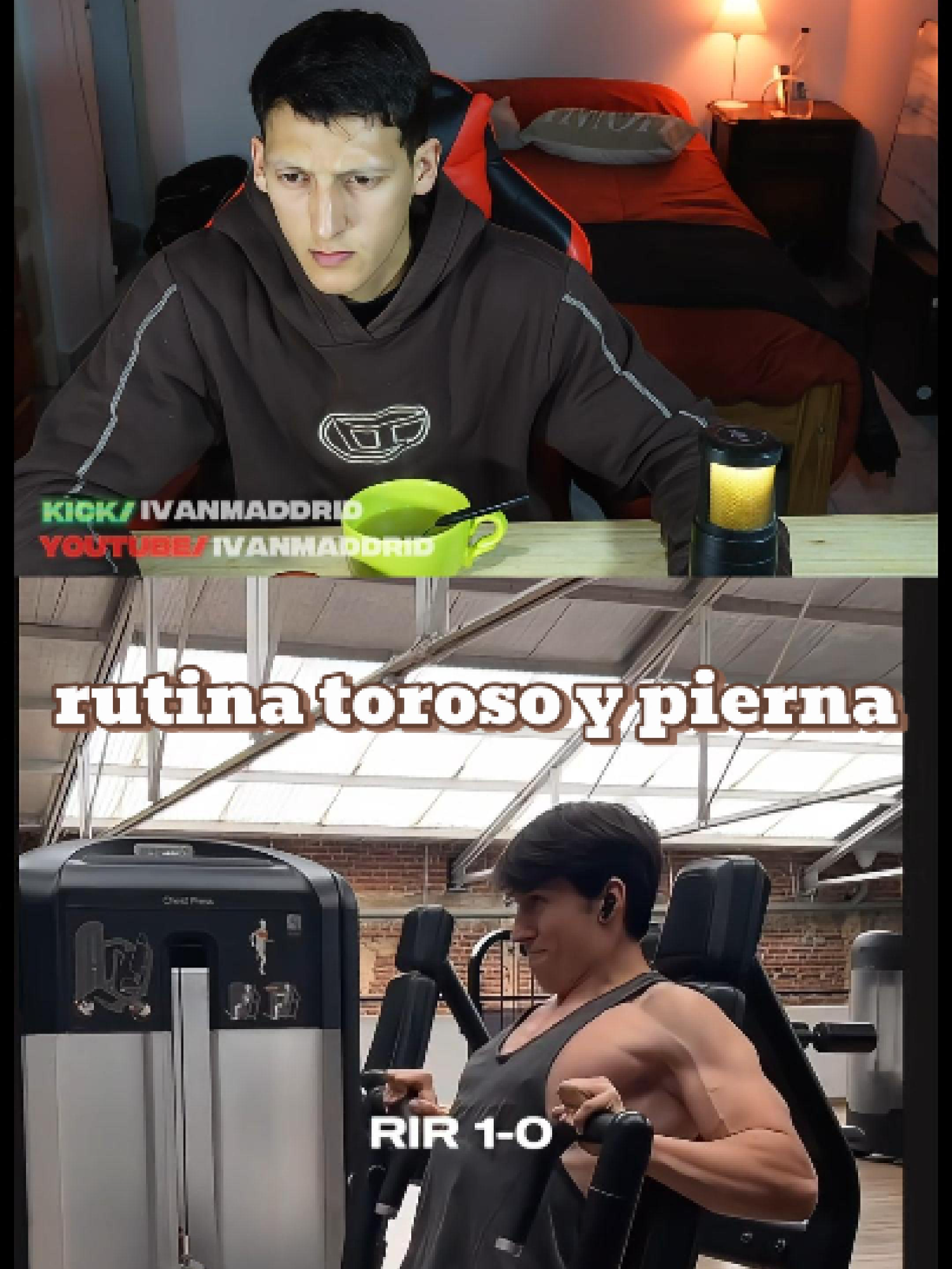 rutina de torso y pierna va #ivanmaddrid #clip #latam #Fitness #rutina #habitos