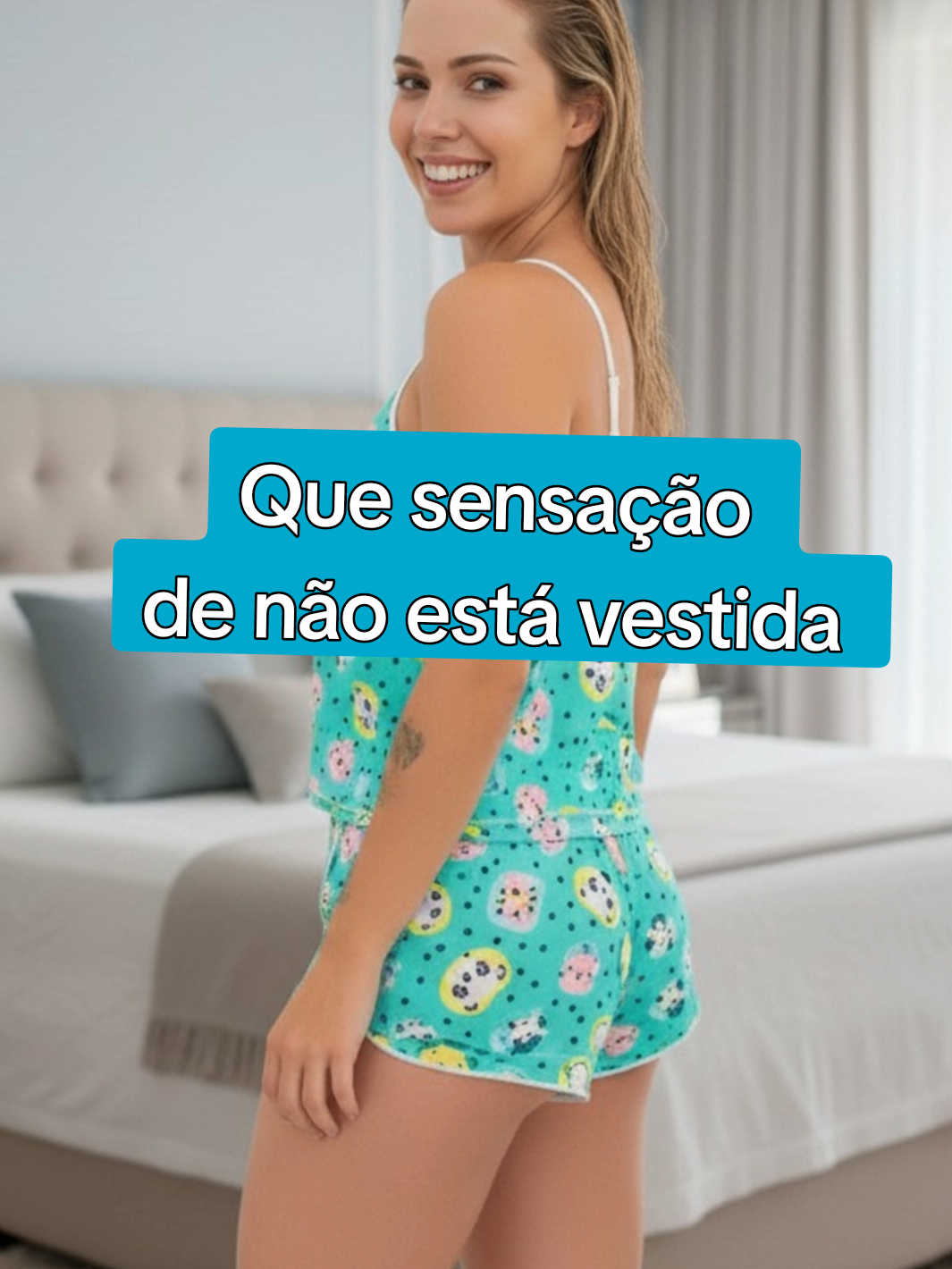 Meninas aprovado pela Lisa. Muito leve o tecido, nem parece que estou vestida. #pijama #dormir #fofinho #deitadadepijama #pijamas 