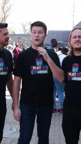 Plot Armor was at Comic Con Johannesburg and we had questions that needed answers!   🎬🛡️⚔️  #comiccon2025  #comicconafrica #starwars #anime #fandom 