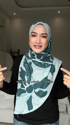 Bawal Selapis Curve Bayu in code Teal 🤍 #bawalselapiscurve #bawalselapiscurvetyara #tutorialtudung #hijabstyles #fyp 