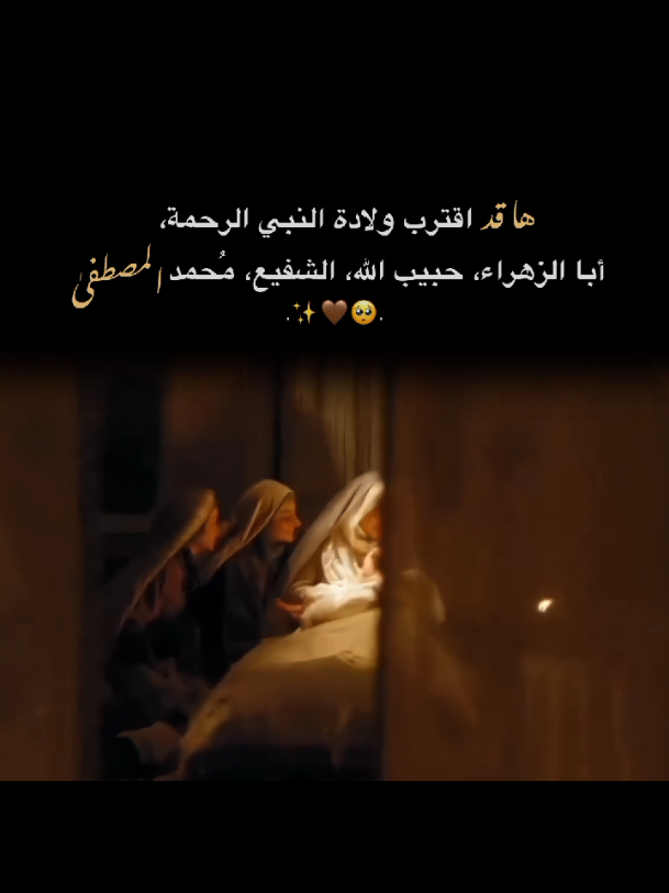 ها قد اقترب ولادة النبي الرحمة🥺🤎.  #يارسول_الله🤎 #يافاطمة_الزهراء🤎  #ياصاحب_الزمان🤎 #يا_أهل_البيت🤎  #خادم_المذبوح🤎 