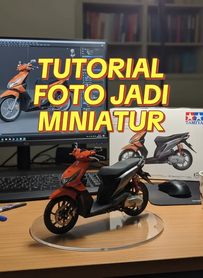 Biar Motor Kalian Jadi Miniatur #viral #fyp #lewatberanda #trend  #ai 