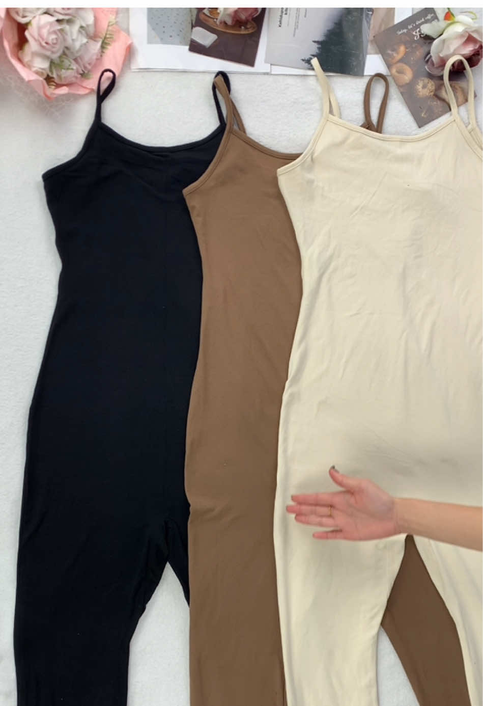 Women's Solid Color Simple Flare Leg Cami Jumpsuit #Braces #Jumpsuit #Summer #Dress #elasticity 