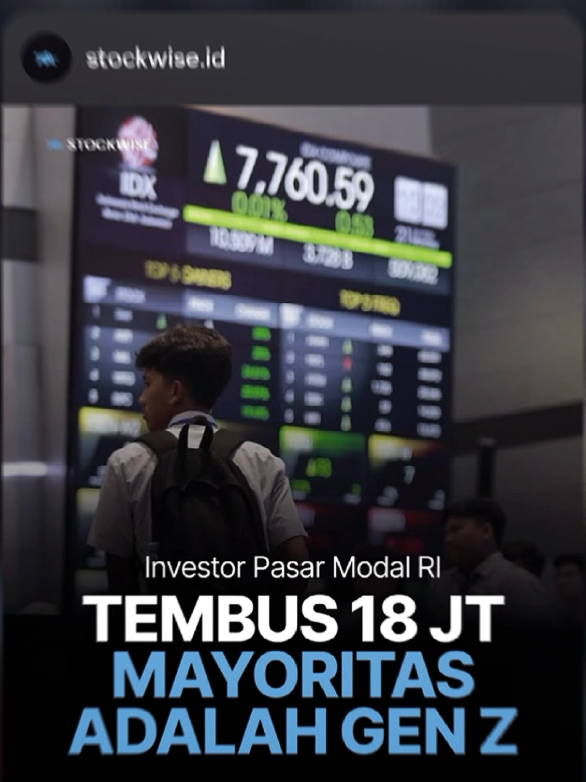 gen z mendominasi🙌  #stockwise #andryhakim #genz #fyp#beritasaham 