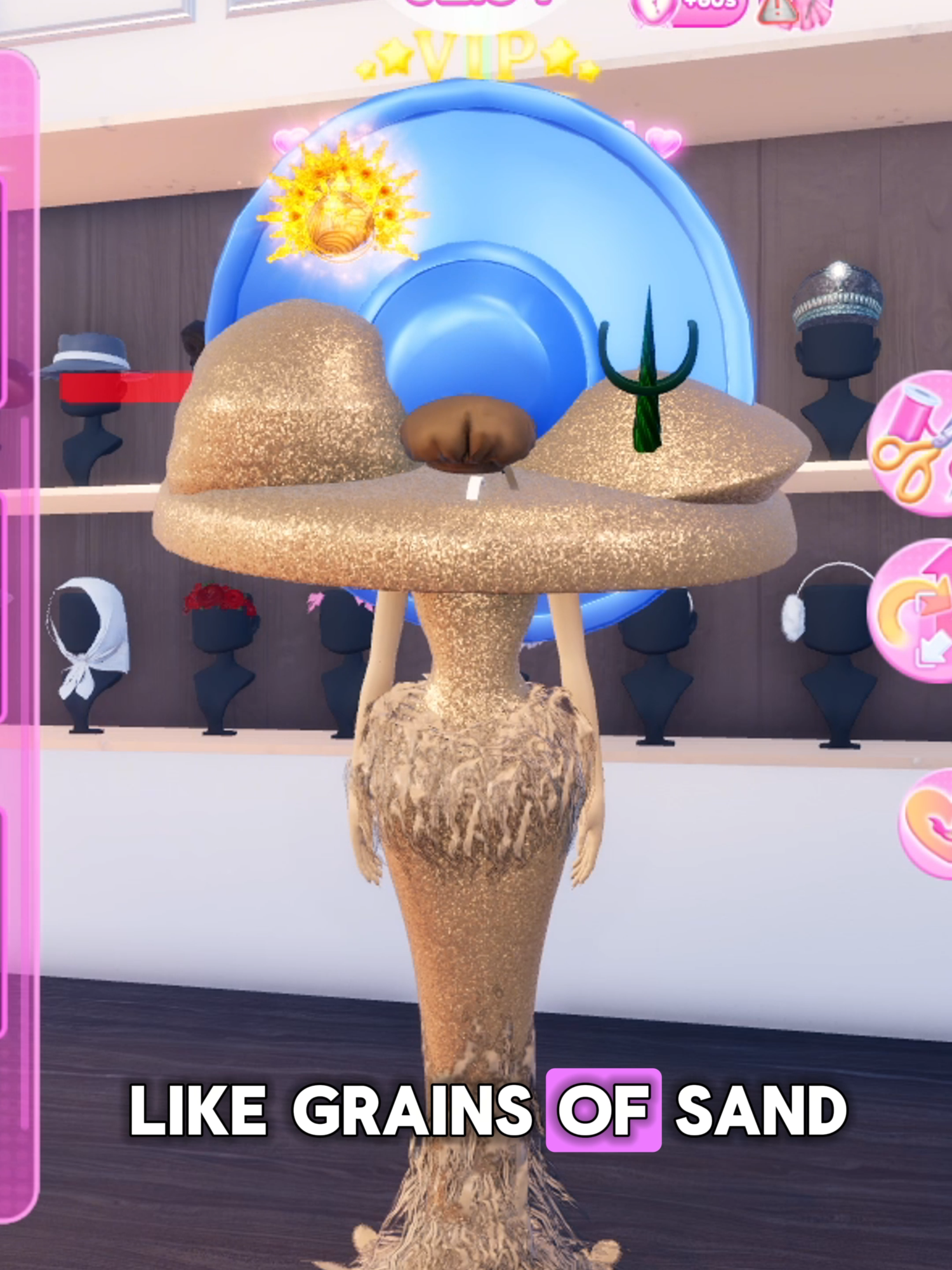 I made an ENTIRE SAFARI DESERT in 6 minutes... #dresstoimpressroblox #dtiroblox #dresstoimpress #dti
