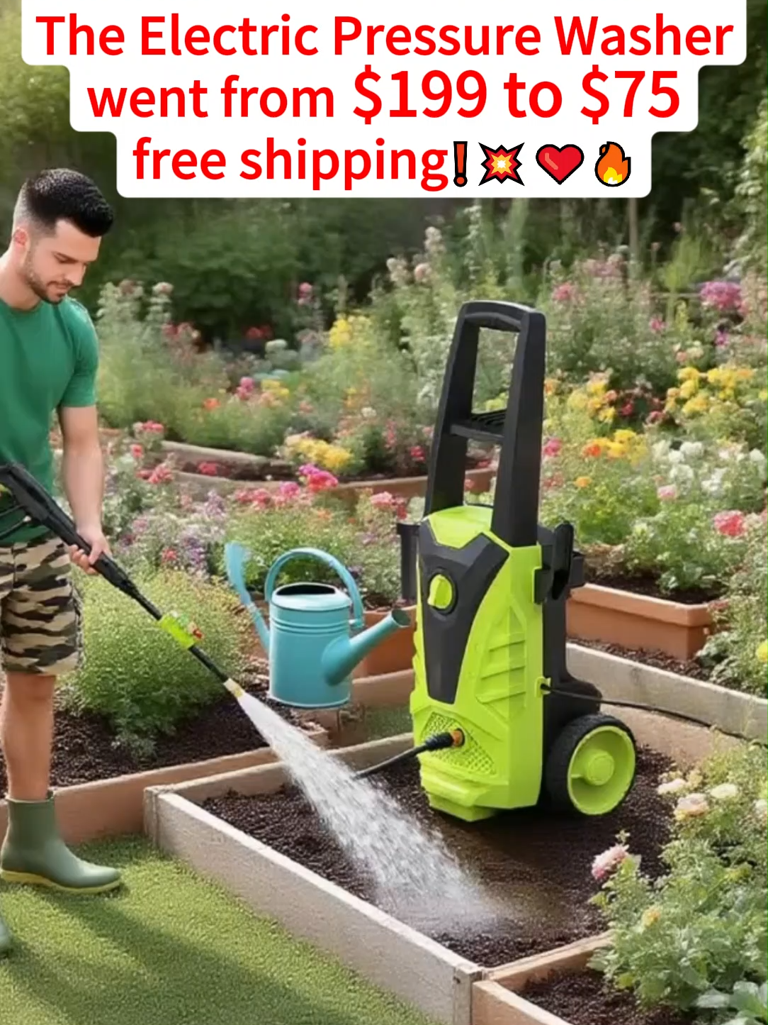new product alert🚨  #electricpressurewasher #pressurewasher #cleaner #carwasher #carcleaner #gardenproject #onsale #pressurewashing #clean #wash #washer #NewProductExclusiveDeal #tiktokmademebuyit #TikTokShopLaborDaySale