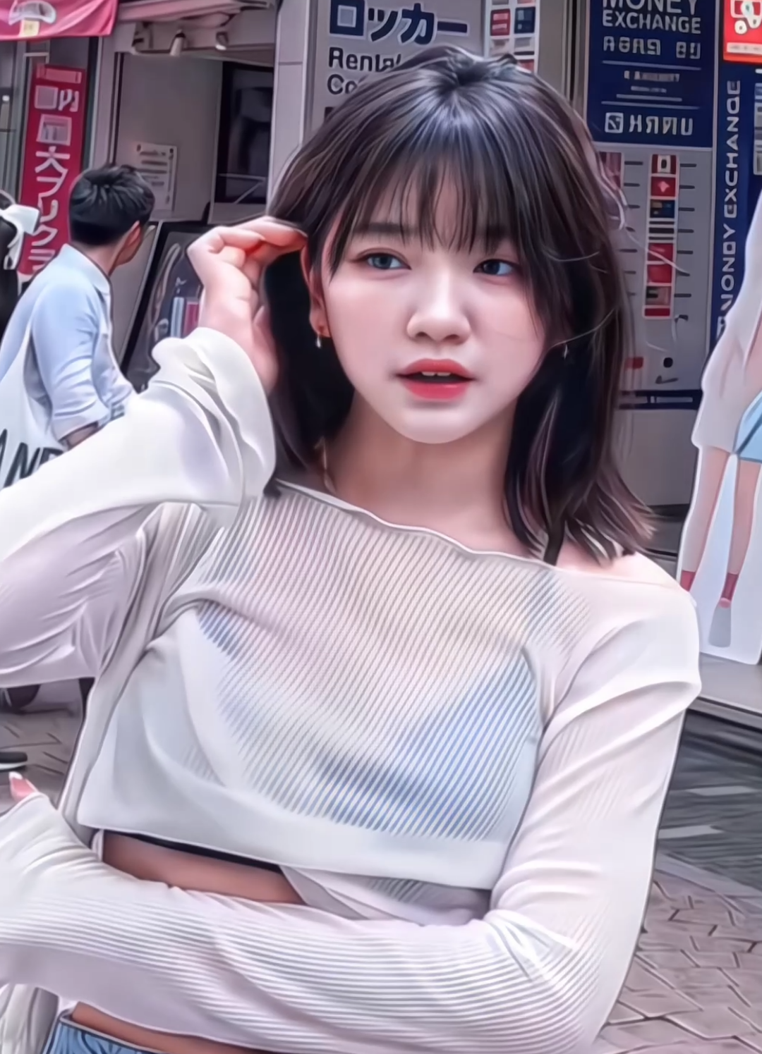 jangan cari oreo pink dipencarian...🤣 #marshajkt48 #marshalenathea #fyp 