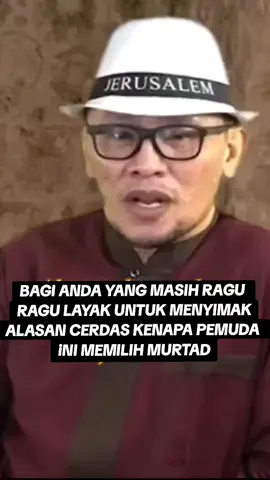 Banyak orang ragu ragu untuk keluar dan meninggalkan keyakinan dianutnya yang dirasa ada hal hal prinsip tak masuk akal di dalamnya, namun bingung sebab tak tahu harus kemana. Oleh itu, bagi Anda yang berada pada posisi tersebut, simak video ini dan sila mencerna hal hal disampaikan pemuda cerdas ini yang setelah melalui pergumulan iman yang tidak mudah, akhirnya bisa dengan yakin memutuskan pilihan untuk menjadi pengikut Yesus Kristus.. #murtadin  #mualaf  #islam  #kristen  #fyppppppppppppppppppppppp 