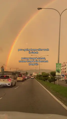 sunset + rainbow ? 