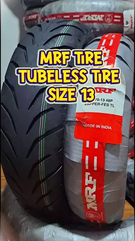 Budgetmeal na gulong ba. pero Tubeless na. Meron po kami MRF Tire. goods for your NMAX v1 v2, rear PCX & ADV motorcycle. Quality and with Free sealant at pito. #motorcycle #mrf #tubeless #nmax #tire 