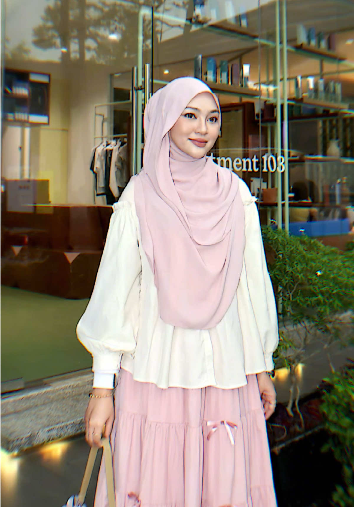 ampun ya tumpang lalu 🥰 #outfit #tutorial #hijab #fyp 