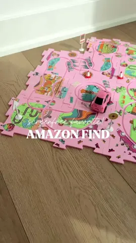 Hours of fun in one little box 🧩🚗 🌸🎀🚖 This puzzle race car track with a roadmap is the perfect combo of imagination + hands-on play! You guys LOVED the last one and this one is PINK! 💗My kids are obsessed, and I love how it keeps them off screens and creatively entertained. Vroom vroom and game on! 🏁 #KidsToyFind #PuzzlePlay #RaceCarTrack #ImaginativePlay #ScreenFreeFun      