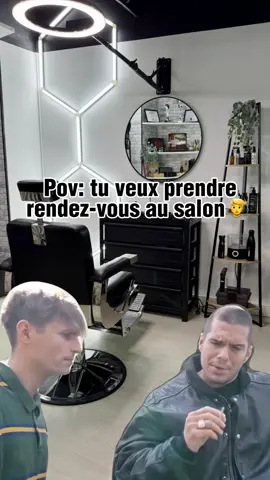 Pense à prendre ton rendez-vous à l’avance 😉  #pov #barber #coiffure 
