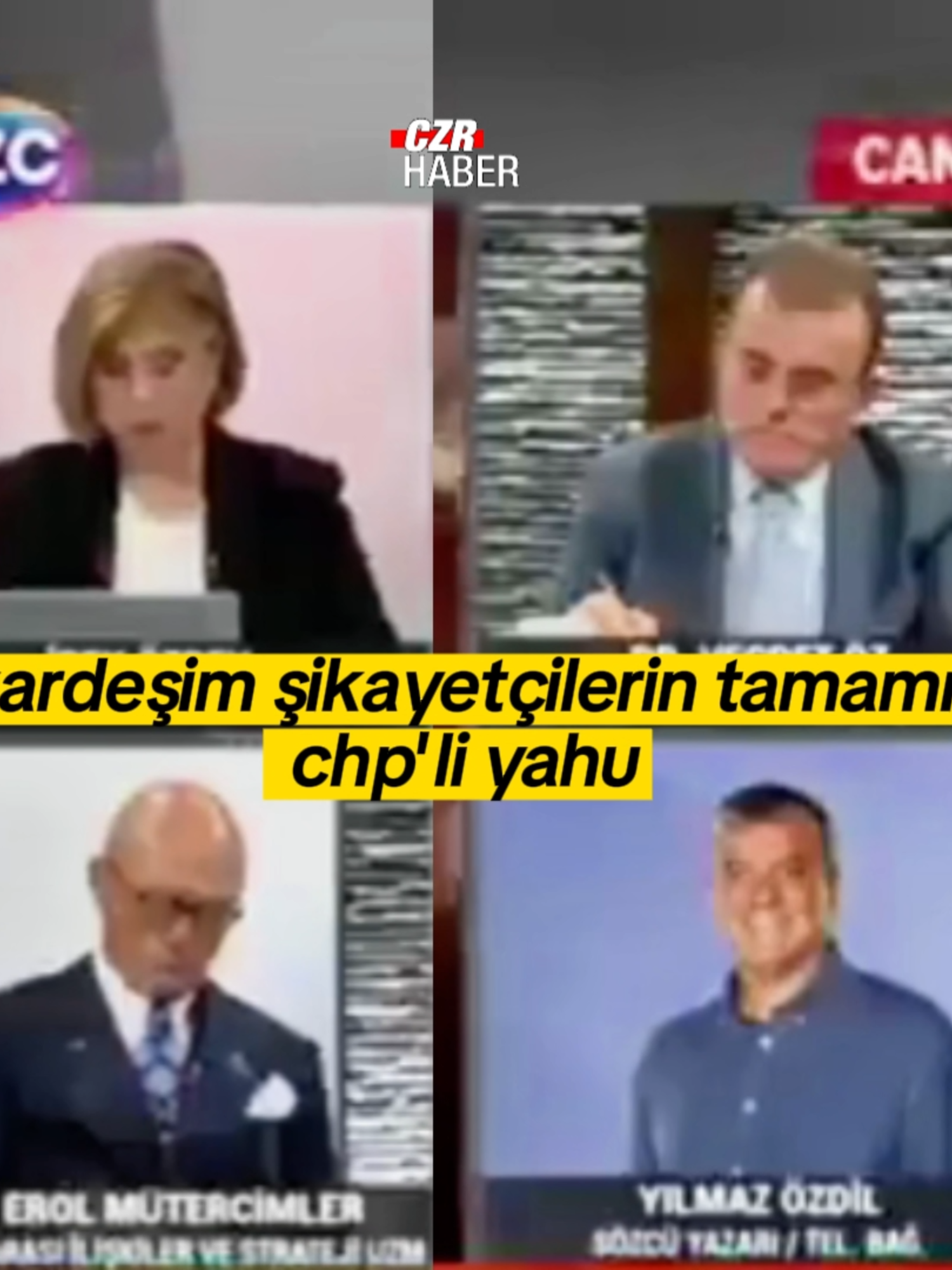 #yılmazözdil : şikayetçilerin tamamı chp li yahu