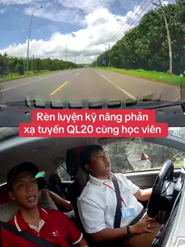 Rèn luyện kỹ năng phản  xạ tuyến QL20 cùng học viên #thayngocdaylaixe #daotaolaixesaoviet #daotaolaixe #daylaixe #botuctaylai 